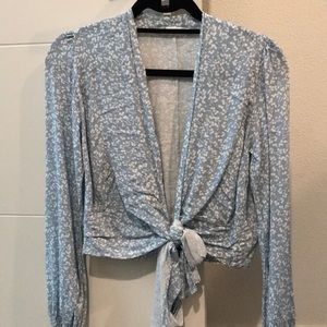 Rolla’s Tie Wrap Blouse size S